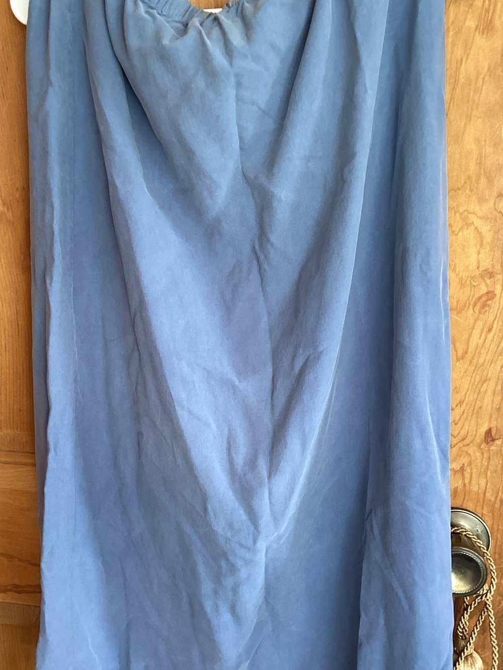 Orvis Light Blue Midi Skirt